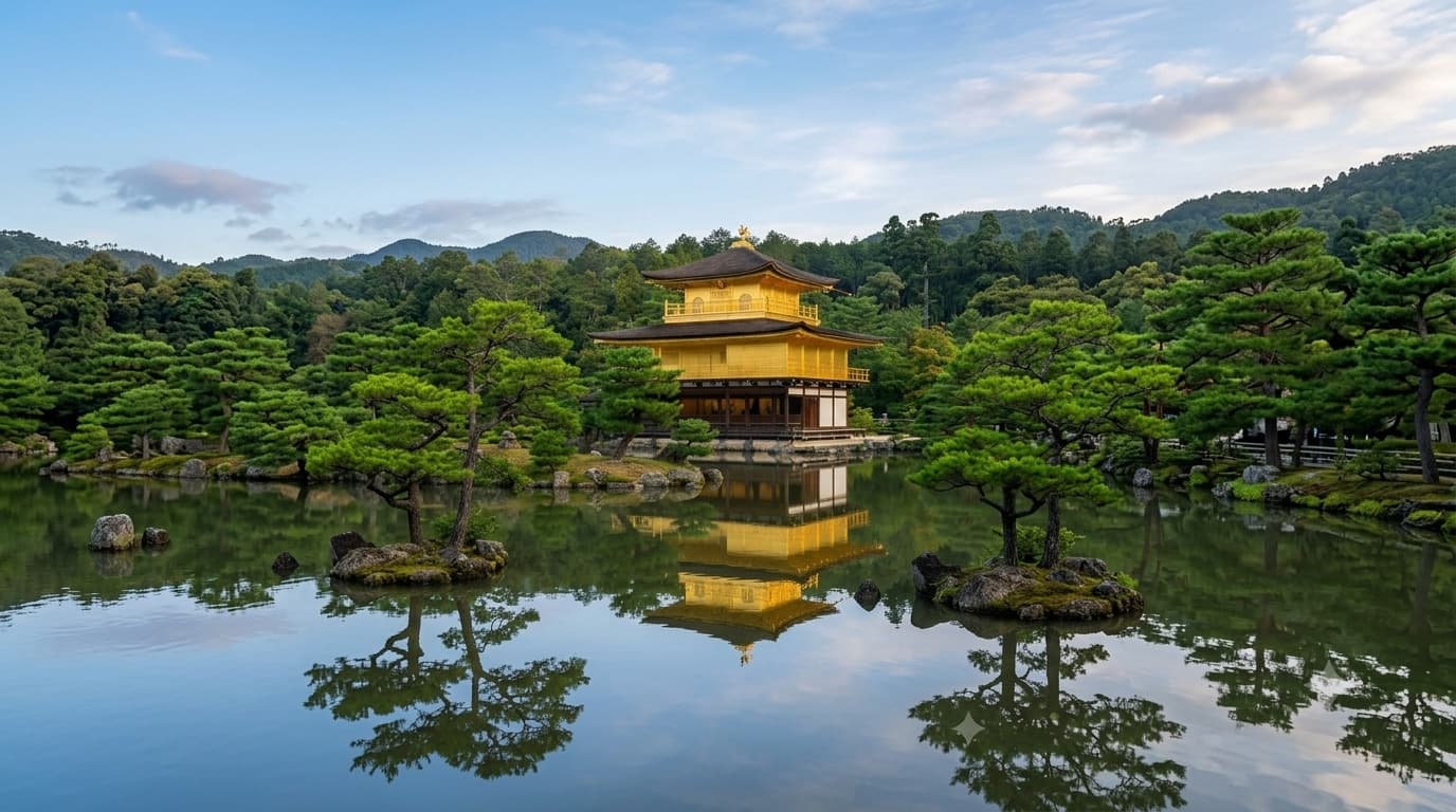 Kinkaku-ji Golden Pavilion Walking Tour